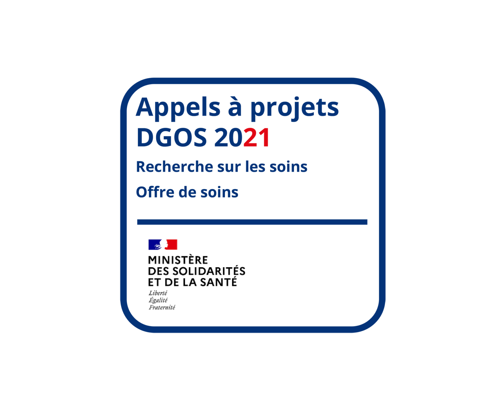 Lancement Des AAP De La DGOS 2021 De La Recherche Sur Les Soins, De L ...