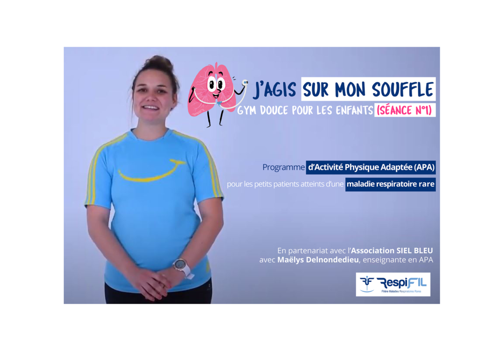 RespiFIL lance sa 1ère séance d’activité physique adaptée (APA) pour les enfants