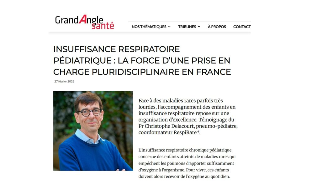 Insuffisance respiratoire pédiatrique : la force d&rsquo;une prise en charge pluridisciplinaire en France